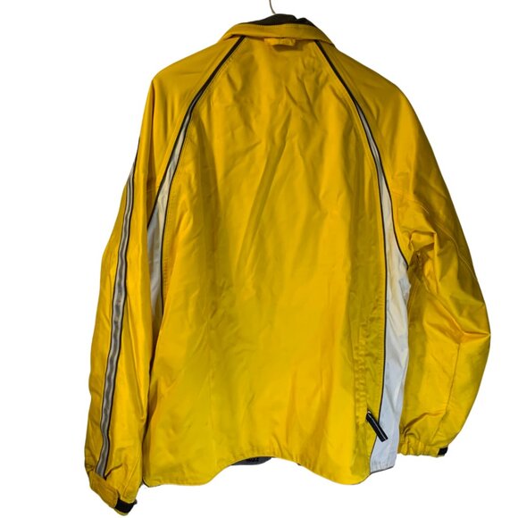 Vintage Men's Phenix Snowboarding Jacket Size L Yellow Full Zip Adj Cuffs Skiing - Picture 2 of 16